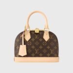 Alma BB Monogram Canvas Brown